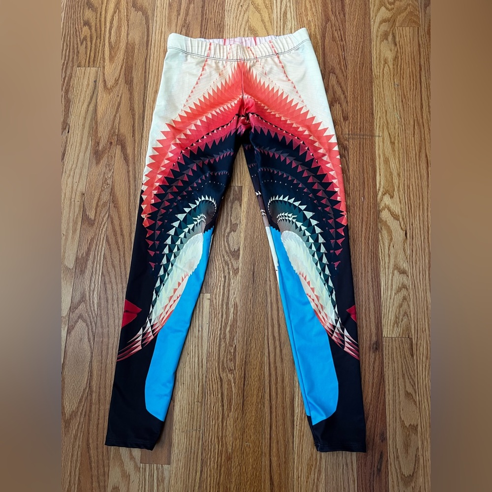 Acidmath leggings with cool print. Size XL
